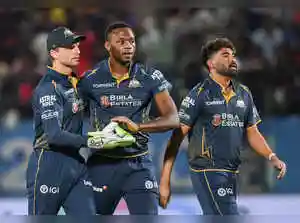 Gujarat Titans bowlers set new IPL records. Kagiso Rabada took the most powerplay wickets in a season. The team also achieved a historically balanced bowling