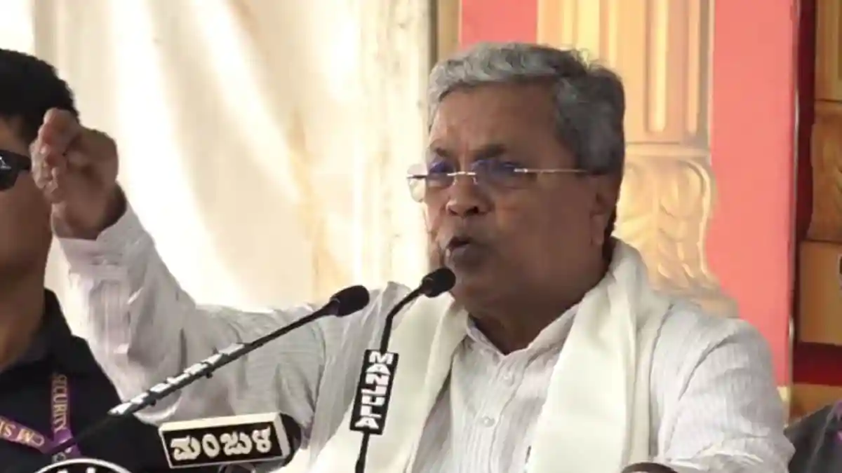 Karnataka Chief Minister Siddaramaiah was seen losing his temper during the inauguration of the Mysuru Dasara festival at the Chamundeshwari temple on Chamundi Hills on Monday. From the stage, he was seen pointing towards a section of the audience and scolding those who were allegedly creating a disturbance during the event.
