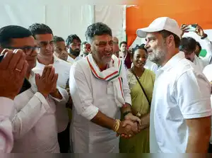 Karnataka Deputy Chief Minister D K Shivakumar refuted social media claims, allegedly propagated by BJP-linked accounts, that he was made to stand outside a jeep during the Congress's Voter Adhikar Yatra in Bihar. He clarified that the circulated image was taken before he joined Rahul Gandhi in the vehicle.