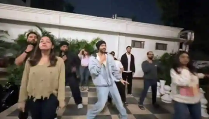 Kartik Aaryan is actively participating in his sister Kritika Tiwari's wedding festivities, including sharing a video of himself practicing his dance