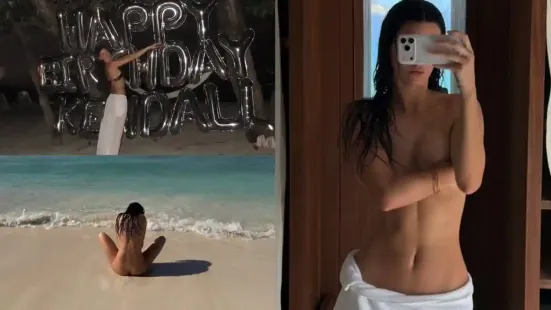 Kendall Jenner has given fans an intimate look into her 30th birthday celebrations, posting a series of sun-soaked beach images that quickly drew attention