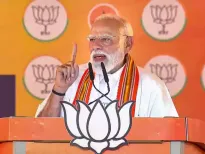 Prime Minister Narendra Modi led a vibrant roadshow in Thrissur, Kerala. Thousands gathered to see him as he campaigned for the NDA