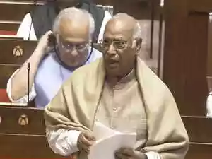 Rajya Sabha LoP Mallikarjun Kharge urged a review of House rules and more sittings for public issue discussions. He stressed increased opposition involvement
