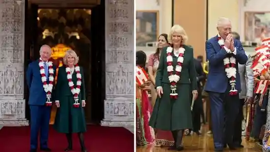 King Charles, Camilla visit ‘Europe’s first traditional Hindu stone temple