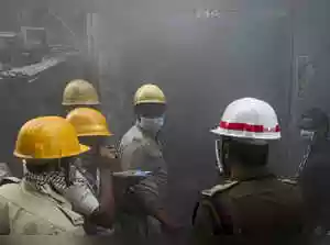 Kolkata police have arrested two senior officials from a momo manufacturing unit following a devastating fire that engulfed the premises and two godowns