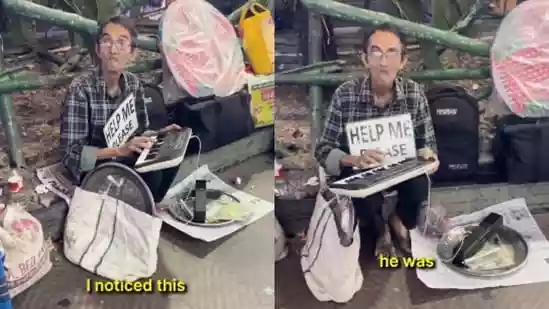 Kolkata woman shares video of elderly musician who plays to feed stray dogs