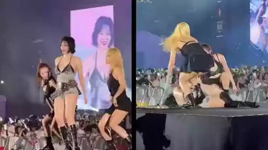 South Korean singer Hyuna (stylized as HyunA) has apologized to fans after she collapsed onstage mid-performance, raising concerns about her health and rapid