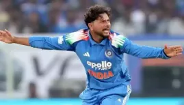 Kuldeep Yadav took nine wickets in three matches against South Africa at an average of 20.77 and became the leading wicket-taker in a series heavily dominated