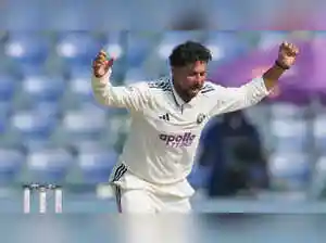 Kuldeep Yadav's exceptional five-wicket haul highlighted his skill in exploiting small margins on a balanced pitch. Despite an early collapse, West Indies' John Campbell and Shai Hope forged a crucial partnership, bringing parity to the Test match and forcing India's bowlers to work harder.Kuldeep Yadav's exceptional five-wicket haul highlighted his skill in exploiting small margins on a balanced pitch. Despite an early collapse, West Indies' John Campbell and Shai Hope forged a crucial partnership, bringing parity to the Test match and forcing India's bowlers to work harder.Kuldeep Yadav has played only 14 Test matches (Delhi Test against West Indies being his 15th) since he made his debut eight years ago. That is supremely unfortunate and while it may look unfair, it was also largely unavoidable, with the pair of R Ashwin and Ravindra Jadeja in harness all that time.<br><br>Kuldeep picked up his fifth five-wicket haul, on a pitch that was good enough to bat on if you applied yourself and yet offered just enough to keep the slow bowlers in the game. And Kuldeep is the most ideally suited slow bowler when the ask is to extract the most out of small margins.<br><br>Bowling at an ideal pace and not varying his line drastically when bowling the leg break or the wrong ‘un, Kuldeep threatened both edges of the bat. When the ball was hard he was strong enough in his action and in rhythm to get a bit of extra bounce, especially with the ball that went straight on.Kuldeep's wickets illustrate how he designed each batsman's downfall and put it in practice. Shai Hope got one that drifted just enough to draw him down the wrong line, defeating the stroke and taking off stump. Tevin Imlach got the variation that turned sharply and Justin Greaves reverse swept a ball that was pitched bang in line and headed straight for middle stump.<br><br>It was only fitting that he capped off his spell with a fifth wicket, pinning Jayden Seales in front of the stumps. West Indies had kept India on the field for 81.5 overs, but Shubman Gill decided that he would enforce the follow on.<br><br>A case could have been made for India to bat once more, just to allow the pitch to break a bit more. But with the bounce being so low it was worth pressing on with the ball. This had the additional advantage of allowing Gill to take a look at how this attack would fare if pushed.<br><br>As it turned out, the West Indies put up their best performance of the series. To begin with, it appeared 