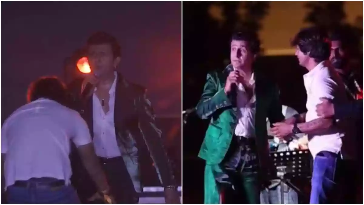 Singer Sonu Nigam recently turned a chaotic concert moment into an unexpected highlight during his live performance in Kolhapur. While performing on stage