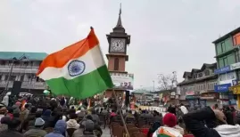 Many observers viewed the celebrations at Lal Chowk as symbolic, noting that hoisting the national flag at the location was once considered a challenge