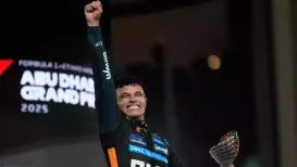 McLaren's Lando Norris secured his first F1 title with a third-place finish at the season-ending Abu Dhabi Grand Prix, narrowly beating four-time champion Max