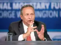 Former Treasury Secretary Larry Summers has taken a leave of absence from teaching at Harvard University and stepped down as director of a center following the