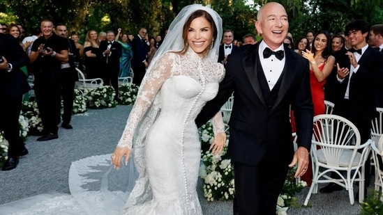 Lauren Sanchez described seeing her wedding dress during the final fitting before saying 'I do' to Jeff Bezos as 'more powerful' than she thought possible. Lauren Sanchez, 55, looked stunning in her custom-made Dolce and Gabbana gown on her and Jeff Bezos' wedding day. In a June 27 interview with Vogue, she mentioned feeling like a princess in her white wedding dress, drawing inspiration from veteran actor Sophia Loren's classic elegance. Also read | Lauren Sanchez chose classic Dolce and Gabbana wedding gown to marry Jeff Bezos in Italy: It took over 900 hours to make
