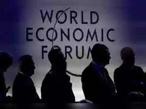 Indian leaders at Davos showcase India's strong economic growth and sustainability efforts. They emphasize the nation's progress towards becoming the world's