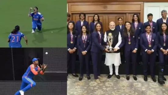 The Honourable Prime Minister of the nation, Shri Narendra Modi feted the Indian women's cricket team following their maiden ICC Women's World Cup triumph with
