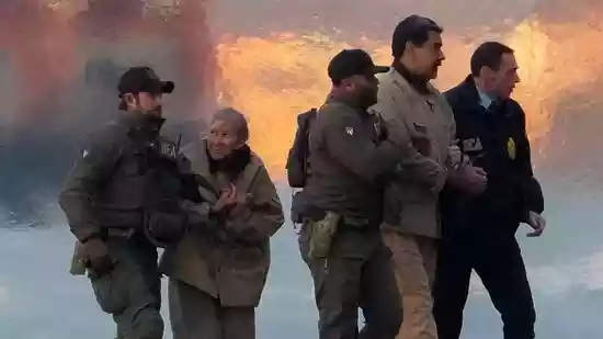 Venezuelan President Nicolás Maduro and his wife arrived in Manhattan on Monday for their initial court appearance in the United States