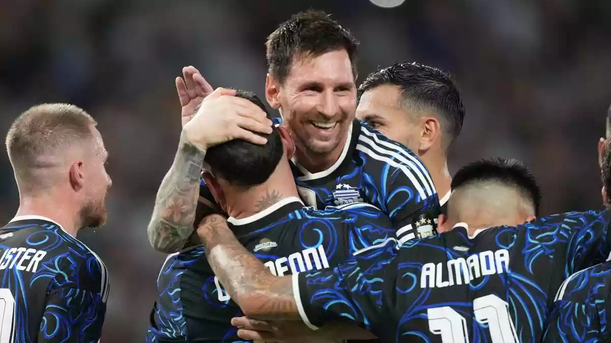 In what was likely his final home appearance for Argentina's national squad, Lionel Messi scored a goal and provided an assist in a 5-0 rout of Zambia on