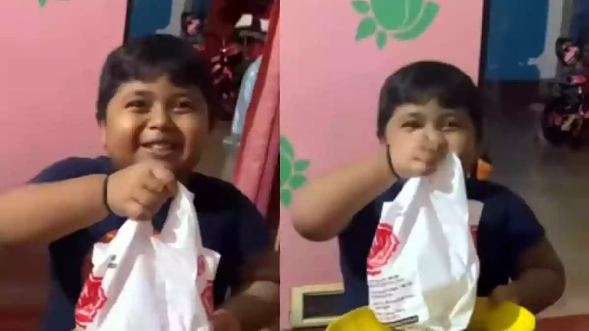 Biryani has a special place in the hearts of food lovers in India and a young boy from Kolkata has proved just that. A short video now going viral online shows