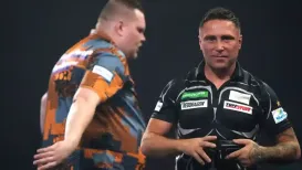 Luke Littler progressed to the third round but former champion Gerwyn Price suffered a shock exit at the PDC World Championship.</b> The 2021 victor