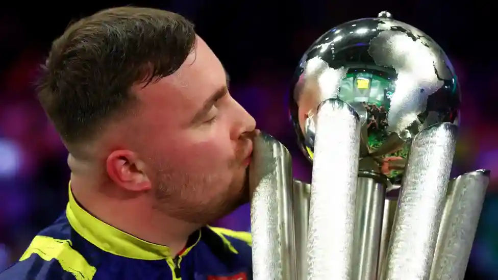 Luke Littler produced a stunning display to thrash Gian van Veen 7-1 and win the PDC World Championship for the second year running