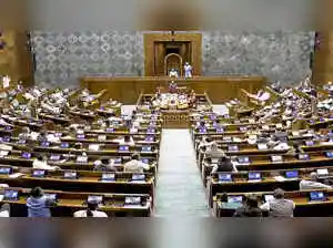 Parliamentary proceedings in the Lok Sabha were disrupted on Monday. The House was adjourned twice due to protests. Union Minister Kiran Rijiju demanded an