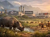 Archaeologists have discovered Indian rhinoceros bone fragments at a neolithic site near Coimbatore, dating back to 3,500 years ago