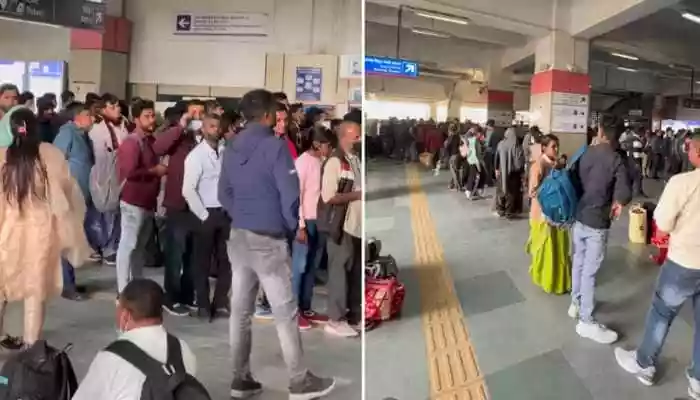 Viral video shows Metro discipline slipping across Delhi-NCR, with commuters crowding queues instead of using the far smarter option of booking tickets