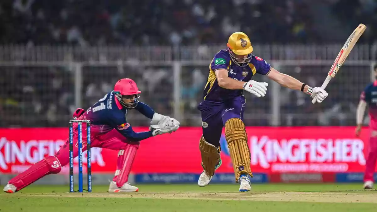 Rajasthan Royals wicket-keeper Dhruv Jurel, who effected a stunning stumping of Kolkata Knight Riders batter Cameron Green in the IPL on Sunday (April 19