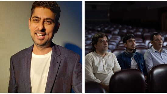 Lyricist and writer Varun Grover talked about the place of censorship in cinema in India. His debut short film Kiss tackles this subject matter. Varun Grover's short film Kiss interrogates the idea of censorship in cinema with a delicate touch. Within 15 minutes, the film also interrogates the thought process, prejudices and subjectivities that are connected with the way one watches a film. In an exclusive interview with HT, Varun along with actor and noted lyricist Swanand Kirkire talked about the film's concerns, their collaboration and why censorship should not exist in the first place. (Also read: Varun Grover's short film Kiss turns cinema into a mirror for introspection)