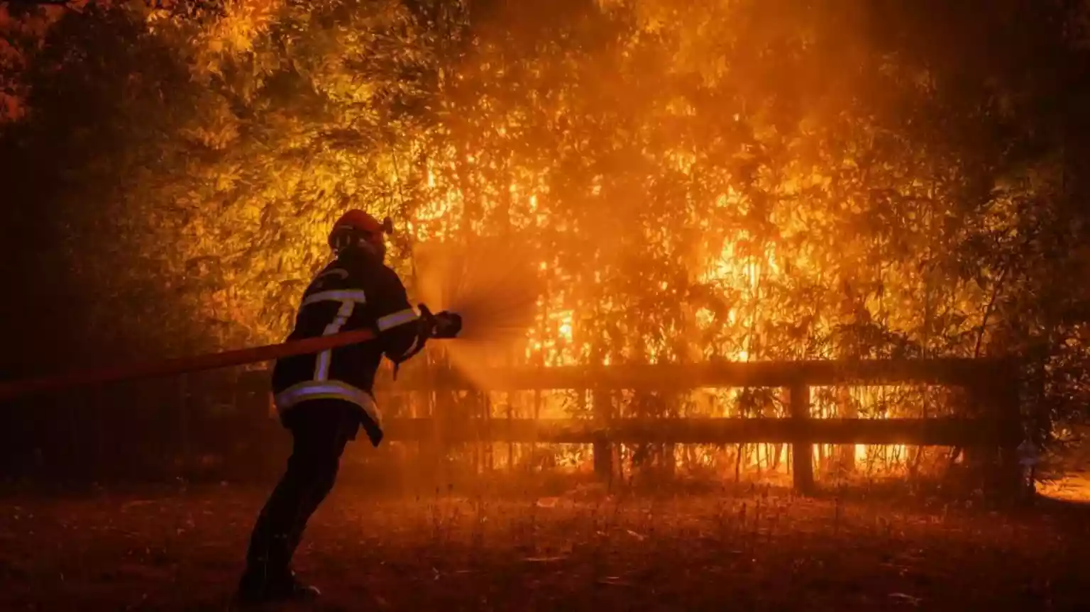 French President Emmanuel Macron will a hold a crisis cabinet meeting on Monday as wildfires close in on the south-western city of Bordeaux