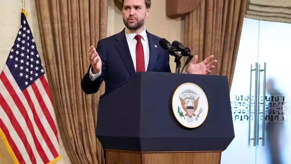 U.S. Vice President J.D. Vance said Iran has moved in the direction of the U.S. during the peace talks in Islamabad to end the war and it was for Tehran to