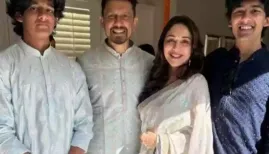 New Delhi: While Madhuri Dixit continues to remain a formidable presence on screen with her upcoming project Mrs Deshpande, her sons have quietly carved out