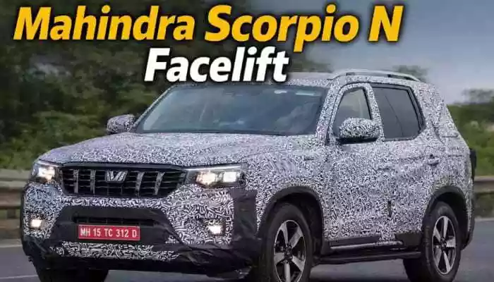 <strong>Mahindra Scorpio N Facelift:</strong> A test mule of the Mahindra Scorpio N facelift was spotted on public roads