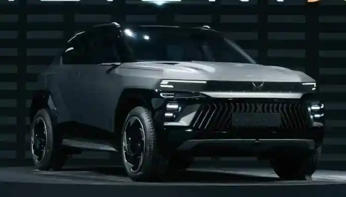 Mahindra Vision X SUV Concept: At its Freedom_NU event, Mahindra took the wraps off the Vision X concept. At first glance, the concept looks similar in size to the XUV 3XO, leading to speculation that it could be an updated version of the same with a sportier crossover vibe. Despite its upright stance and high ground clearance, the sculpted bonnet, raked front windshield, coupe-like rear windscreen, with BE 6-inspired spoiler, add to the sporty look.