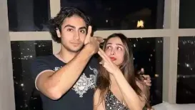 Malaika Arora shared a glimpse of her son, Arhaan Khan's, birthday celebrations. The latter turned 23 on November 9 and received wishes from his family