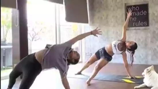 Malaika Arora drops new yoga clip blending Vinyasa and Sivananda