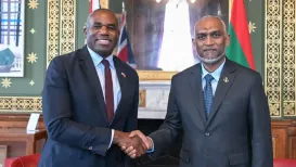 The president of the Maldives has formally told the UK that it does not recognise the deal to hand over the Chagos Islands to Mauritius