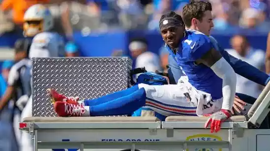Malik Nabers tore the ACL in his right knee and is out for the rest of the season, Giants coach Brian Daboll said Monday, according to AP report. Nabers got hurt in the second quarter against the Chargers at MetLife Stadium. His right knee gave out while he went up for a catch. He grabbed the knee right away, got medical help, and was carted off.