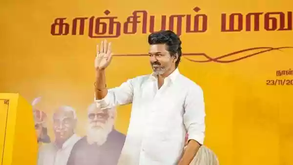 A man was caught with a pistol at the venue of Tamil actor-turned-politician Vijay's rally in Puducherry on Tuesday, as per several media reports