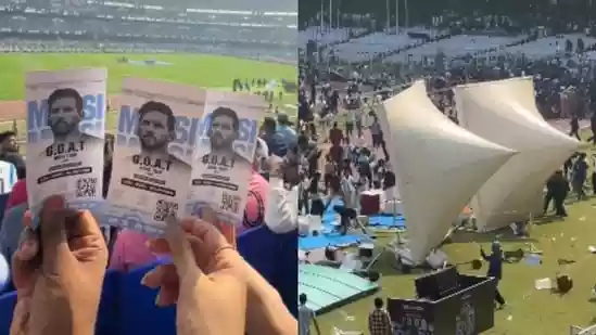 Man shares video of crowd chaos after limited glimpse of Messi in Kolkata