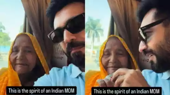 Man shares video of elderly woman promoting her son's business on bus