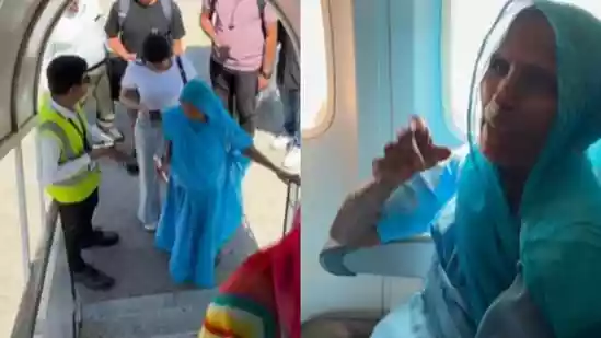 Man takes grandmother on her first flight after she wondered how planes fly