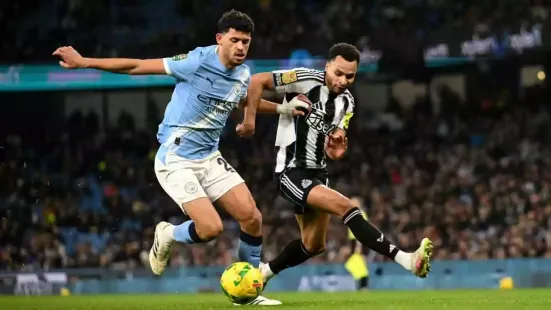 Manchester City will compete against Arsenal in the League Cup final after ending Newcastle's tenure as holders with a commanding first-half performance
