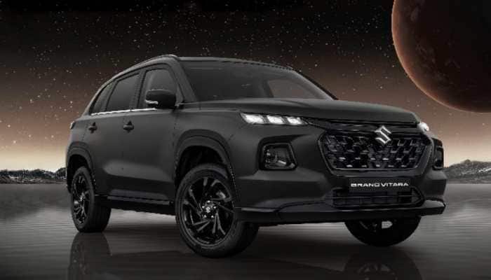 Maruti Suzuki has rolled out the Grand Vitara PHANTOM BLAQ Edition to celebrate 10 years of its NEXA retail network. Maruti Grand Vitara PHANTOM BLAQ Edition: Maruti Suzuki has rolled out the Grand Vitara PHANTOM BLAQ Edition to celebrate 10 years of its NEXA retail network. This limited-edition model gets an exclusive matte black finish on the exterior and is available only in the Strong Hybrid Alpha+ variant. It carries forward the premium all-black interior of the standard Grand Vitara with perforated faux leather upholstery and champagne gold accents.