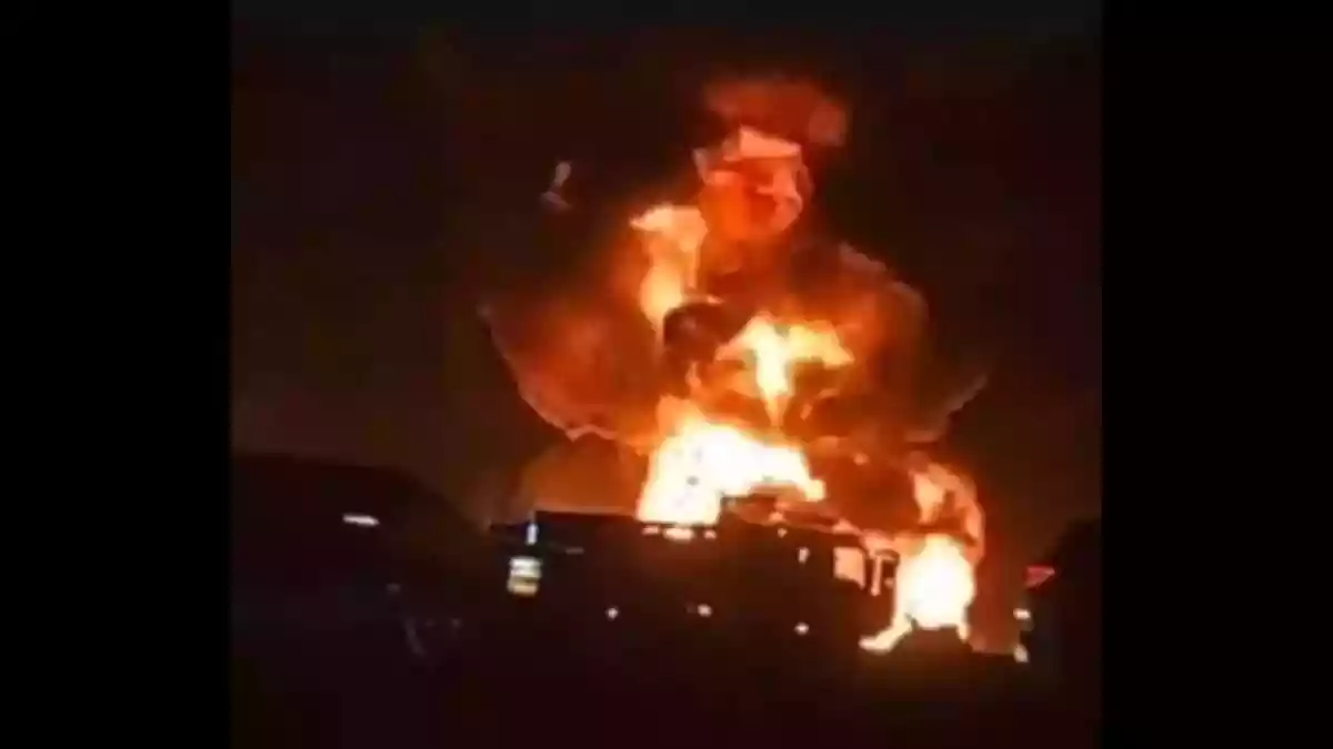 Massive Fire Captured On Video After 42 Indians Feared Killed In Saudi Arabia Bus Crash