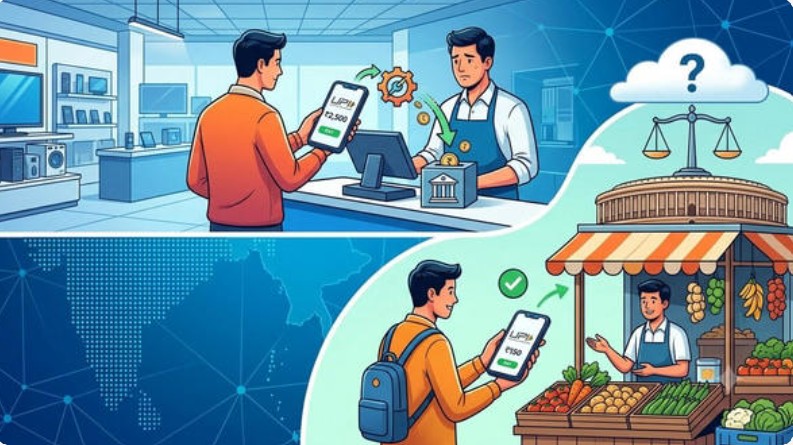 Small merchants receiving up to Rs 1 lakh per month through UPI QR will also be exempt from MDR. In addition, RuPay debit card transactions will continue to