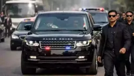 <strong>Republic day 2026 parade:</strong> The Range Rover Sentinel is a high-security, armoured vehicle designed for heads of state