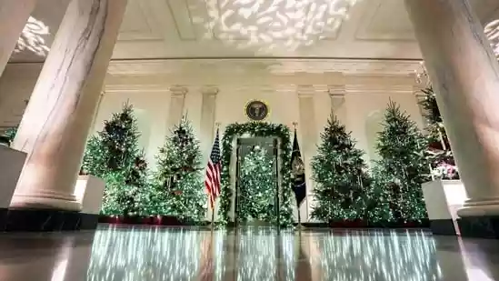 The White House opened its holiday season on Monday with a new theme - “Home is where the heart is” - as Melania Trump revealed the decorations for
