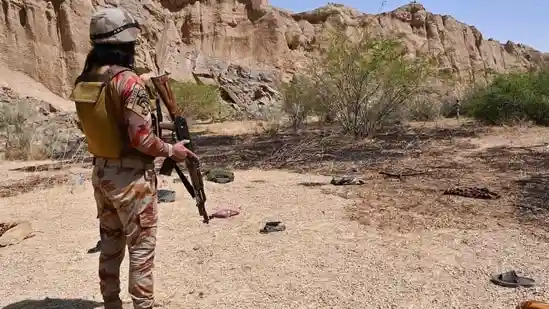 Members of the Baloch community staged a protest outside the United Nations headquarters in New York on Friday, demanding independence for the Balochistan region. Protestors displayed banners reading 